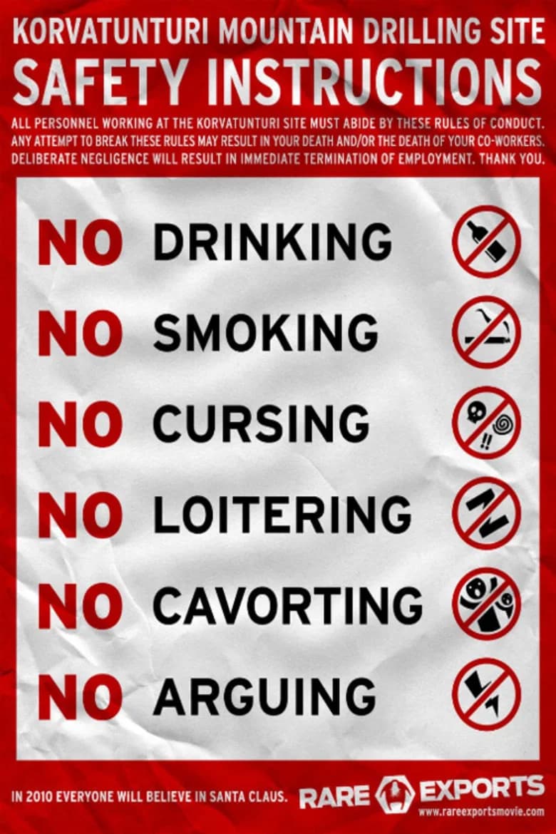 The Official Rare Exports Inc. Safety Instructions 2005